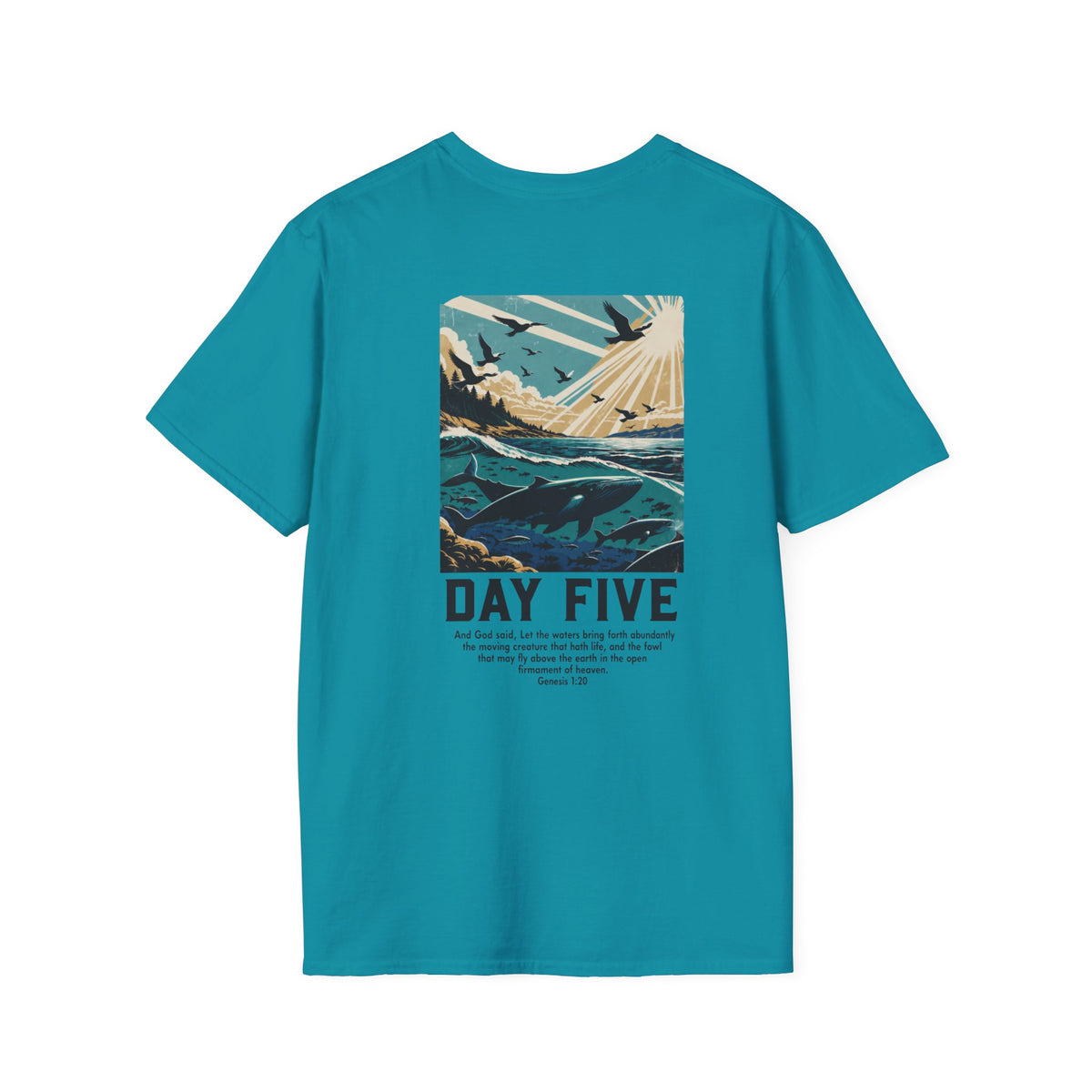 Day Five of Creation Vintage Scripture