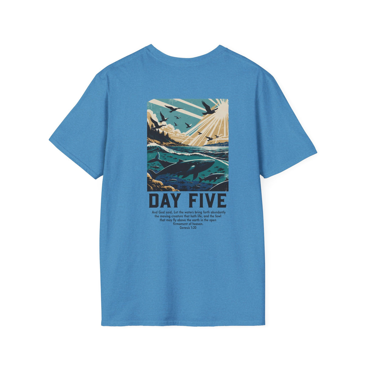 Day Five of Creation Vintage Scripture