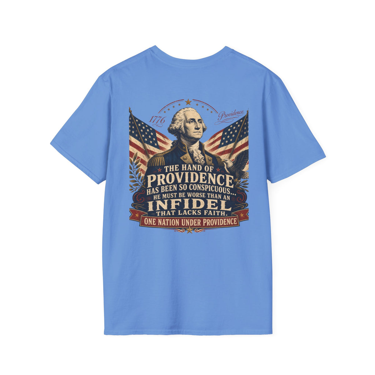 Front & Back George Washington Founding Fathers Vintage Tee