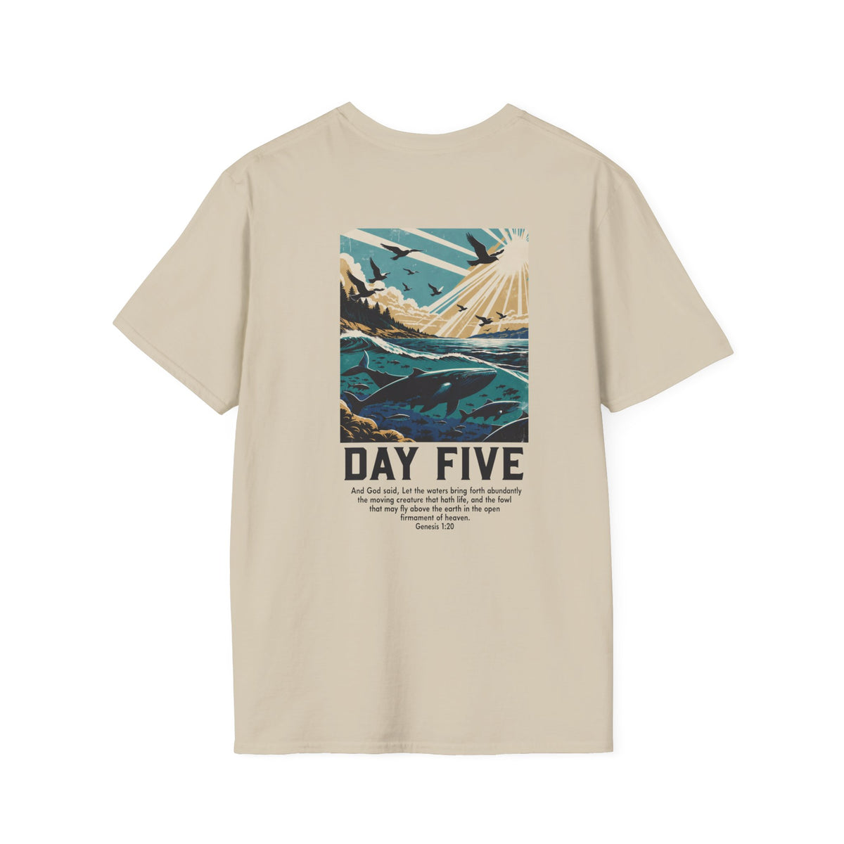 Day Five of Creation Vintage Scripture