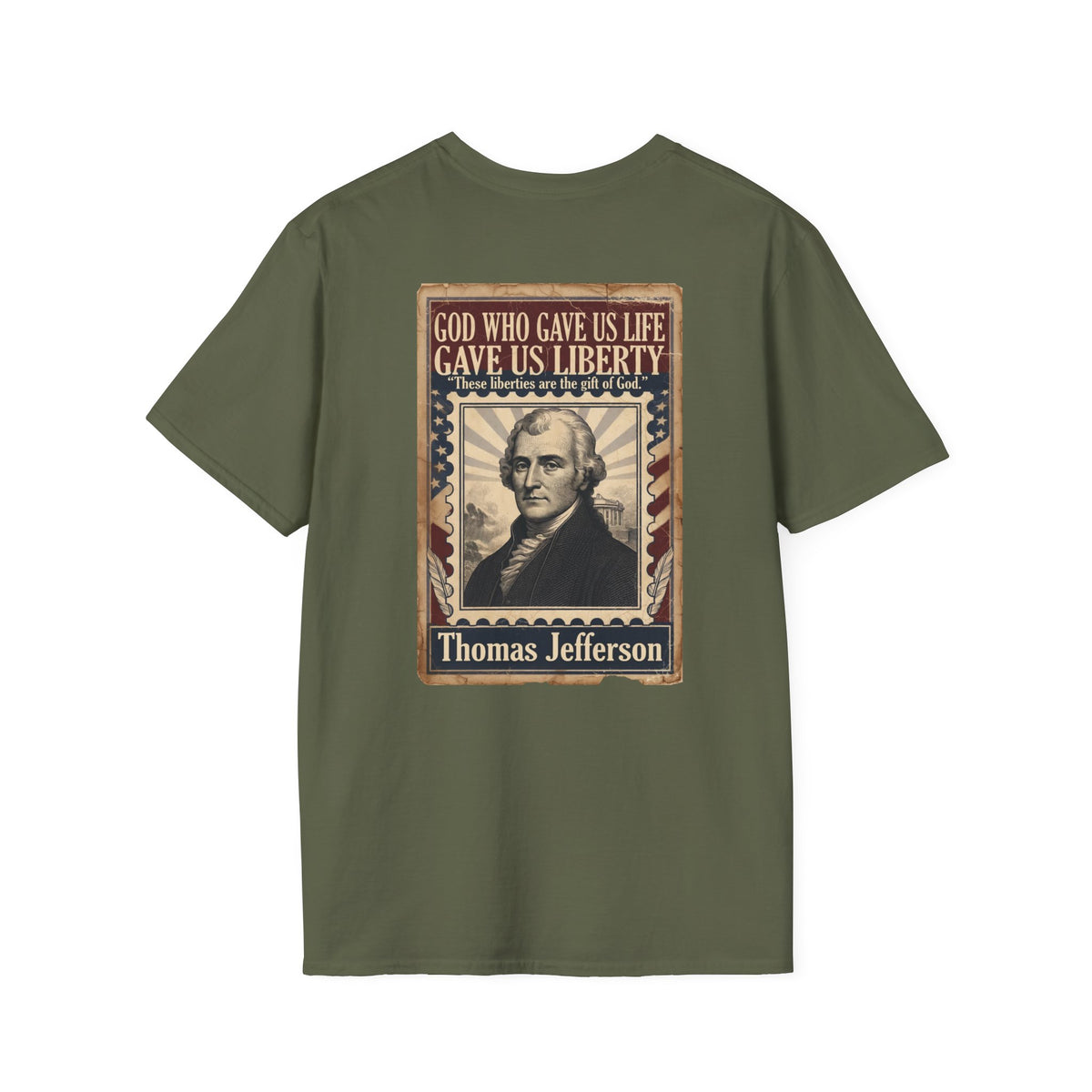 Thomas Jefferson Vintage Quote T-Shirt