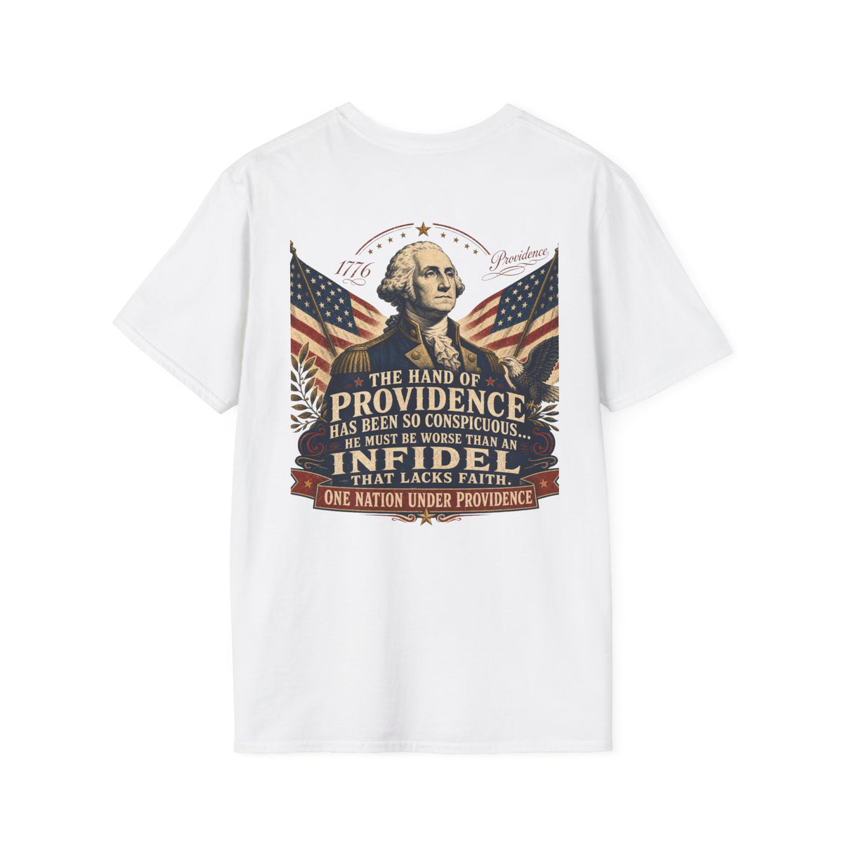 Back George Washington Founding Fathers Vintage Tee