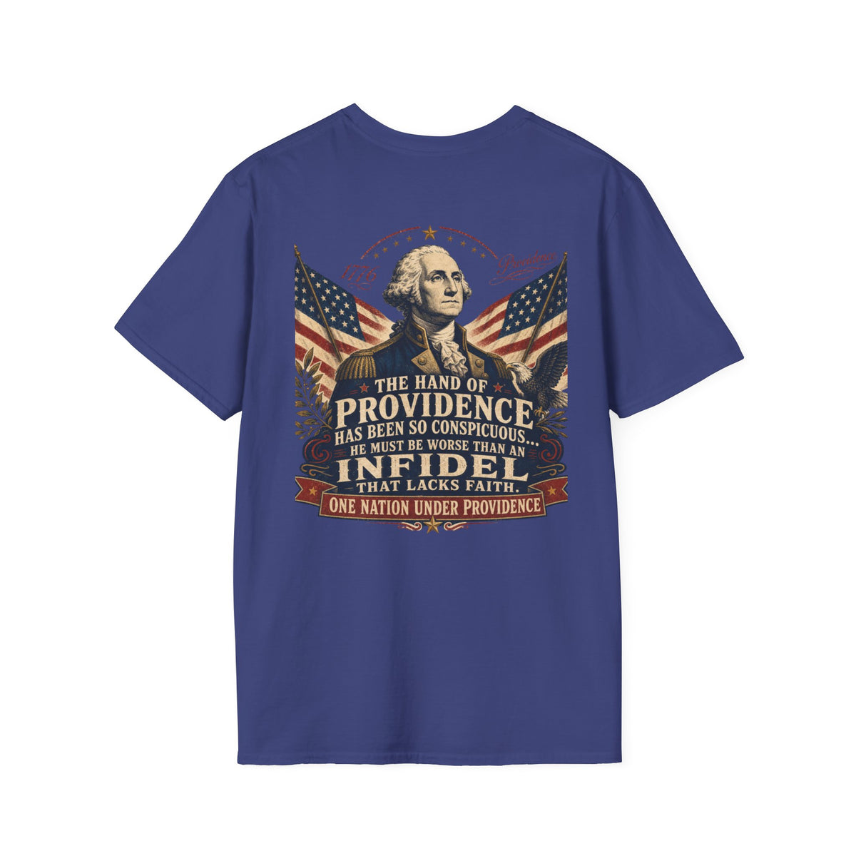 Back George Washington Founding Fathers Vintage Tee