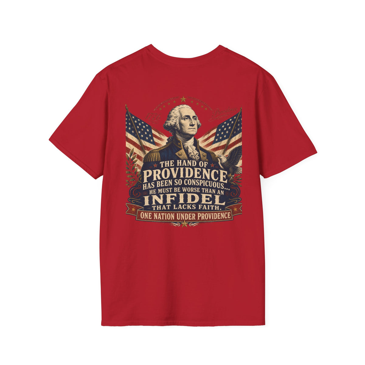 Back George Washington Founding Fathers Vintage Tee