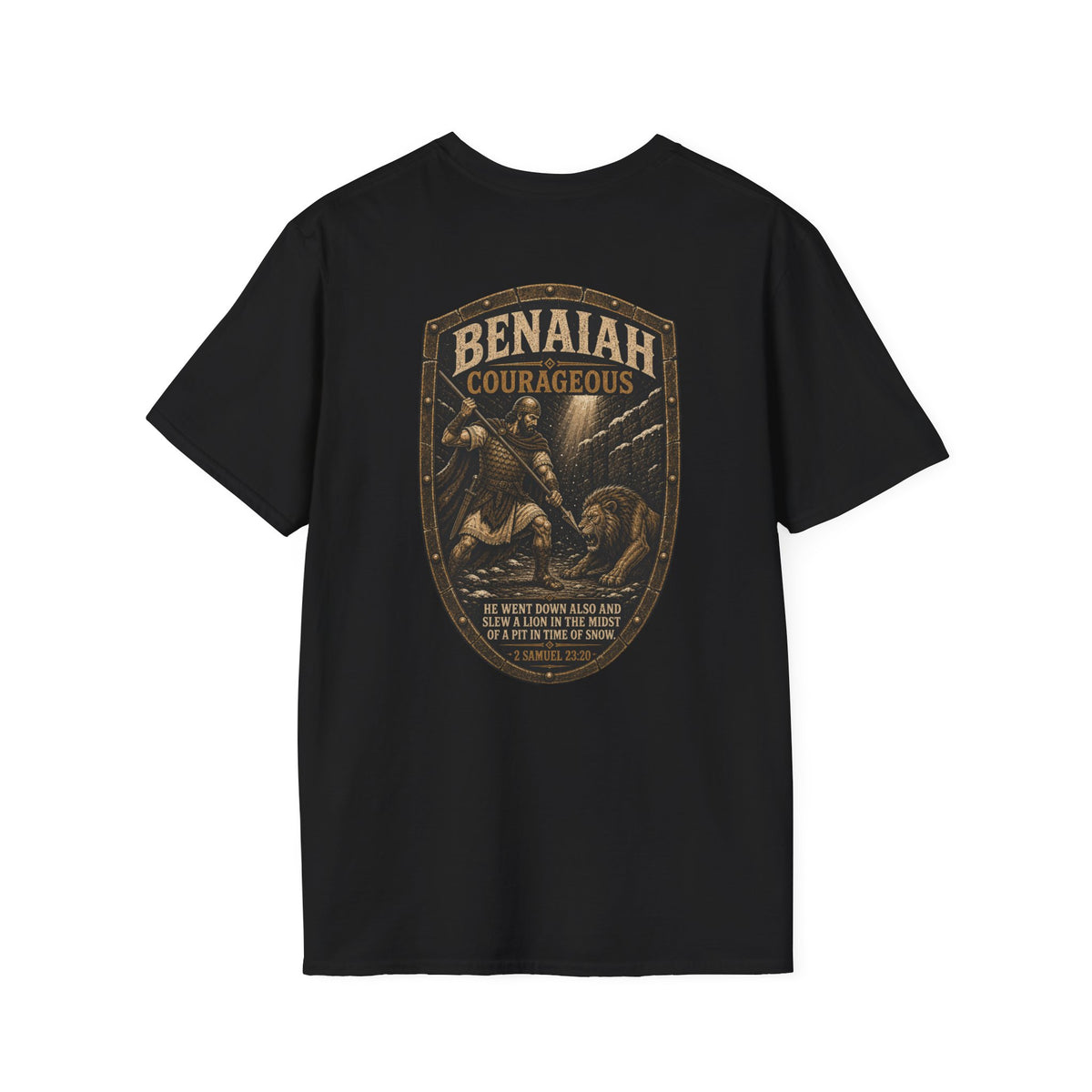 Benaiah Shield - Christian T-Shirt