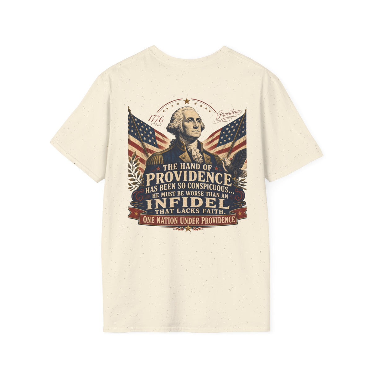 Back George Washington Founding Fathers Vintage Tee
