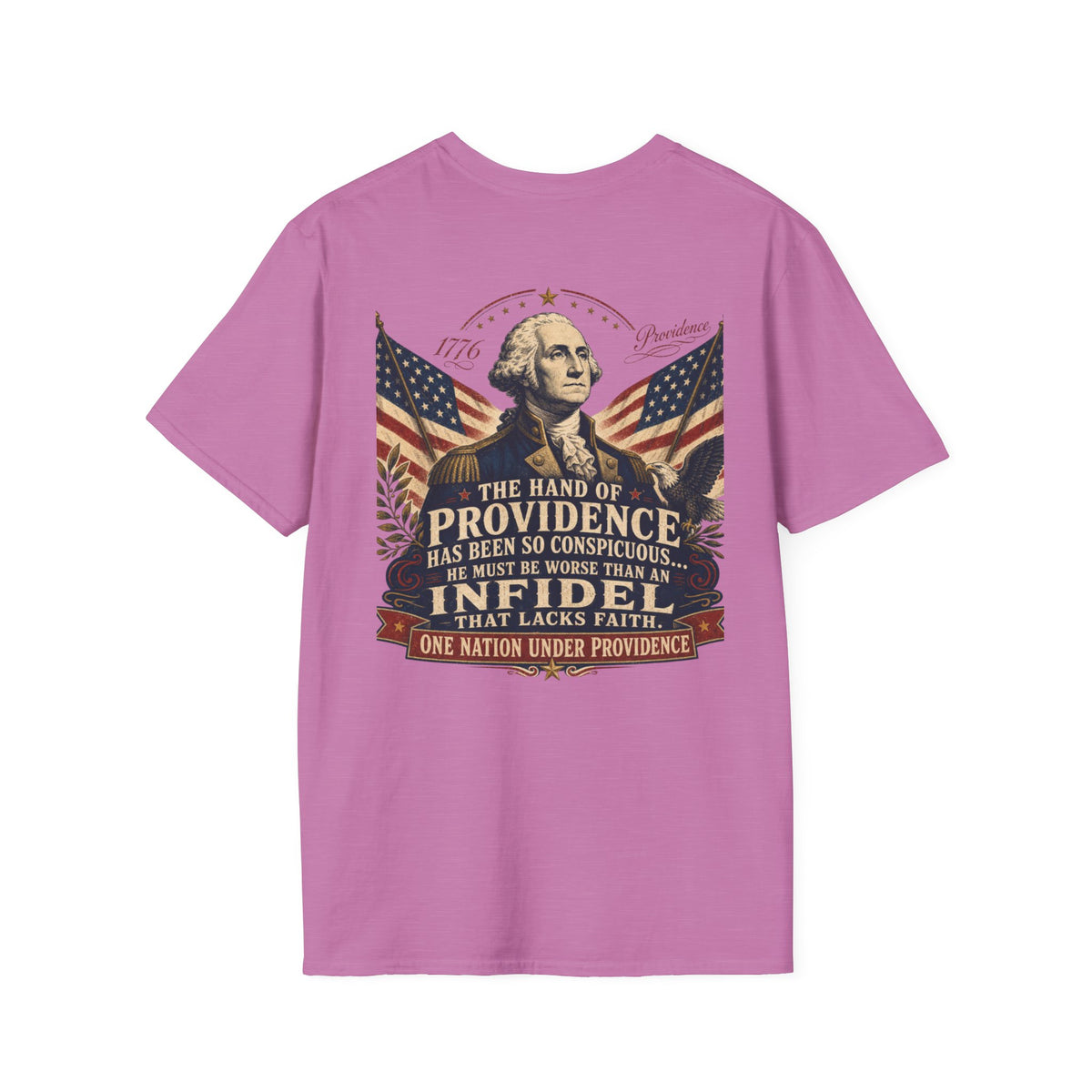 Front & Back George Washington Founding Fathers Vintage Tee