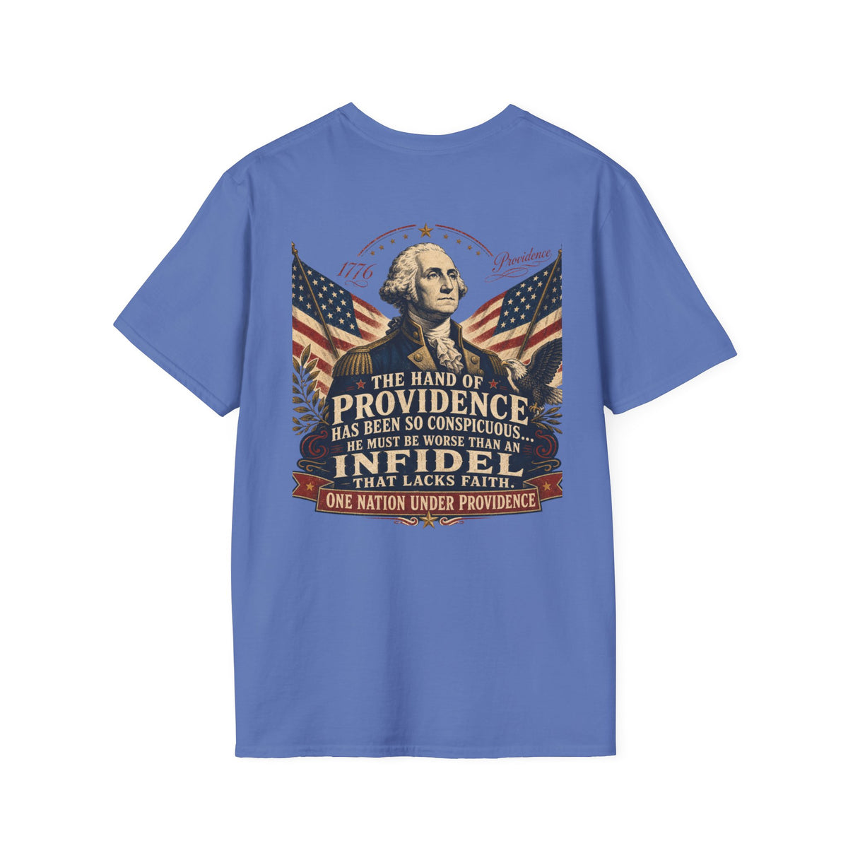 Front & Back George Washington Founding Fathers Vintage Tee