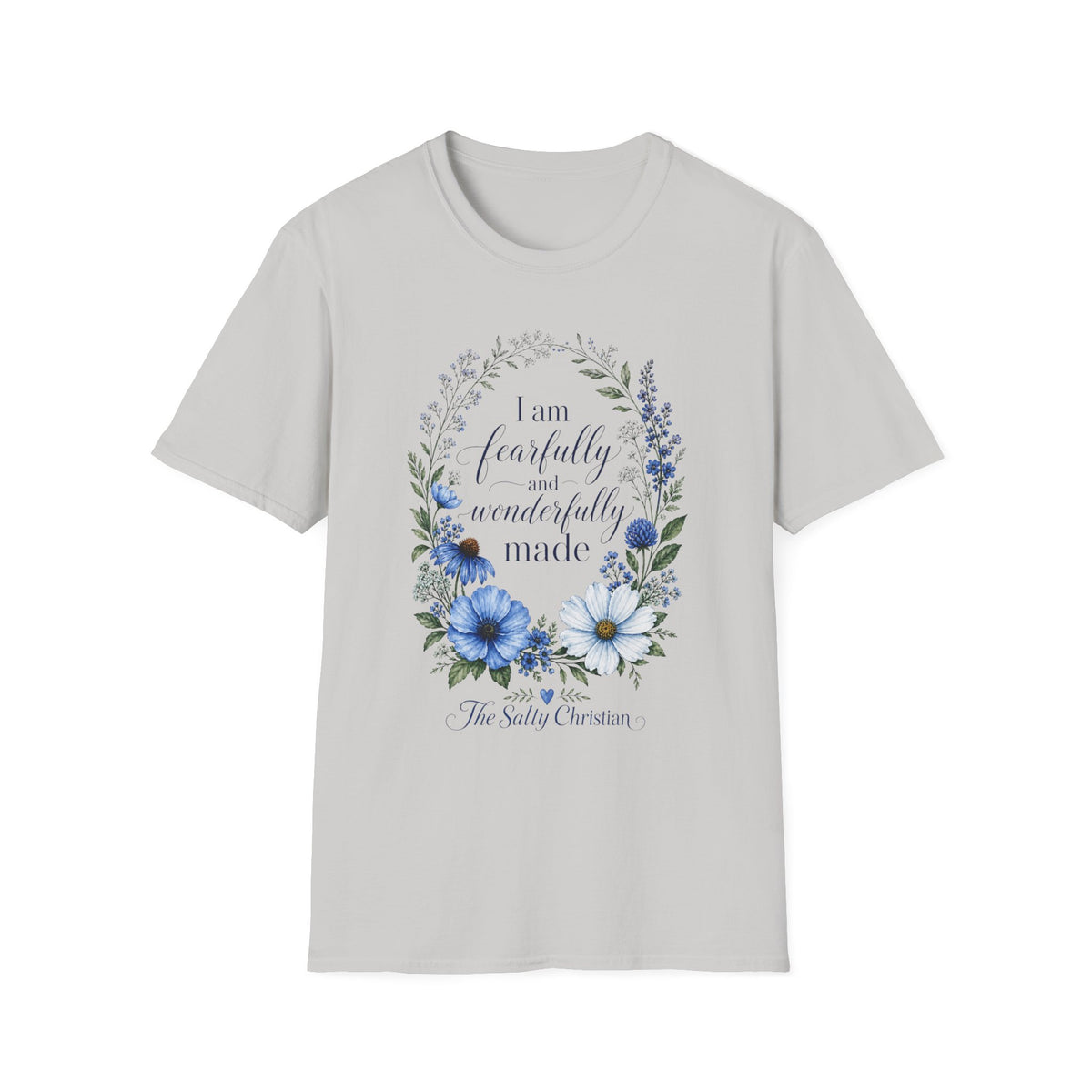 Fearfully and Wonderfully Made Floral T‑Shirt
