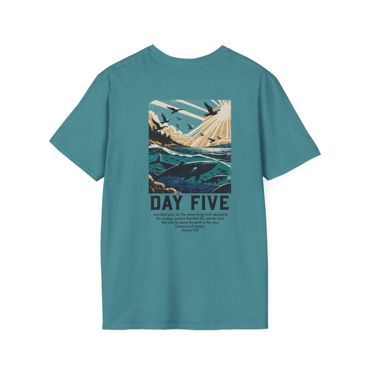 Day Five of Creation Vintage Scripture