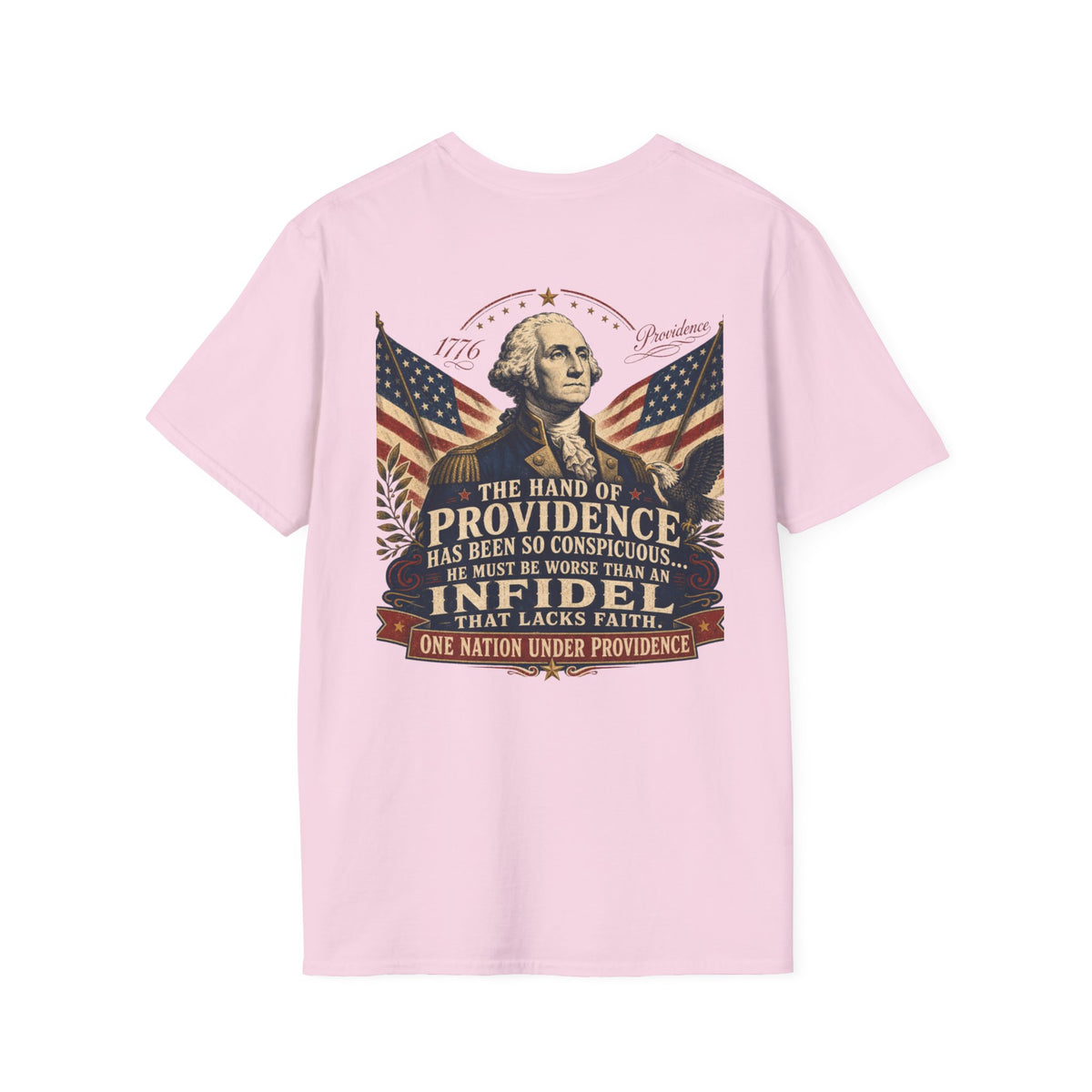 Front & Back George Washington Founding Fathers Vintage Tee