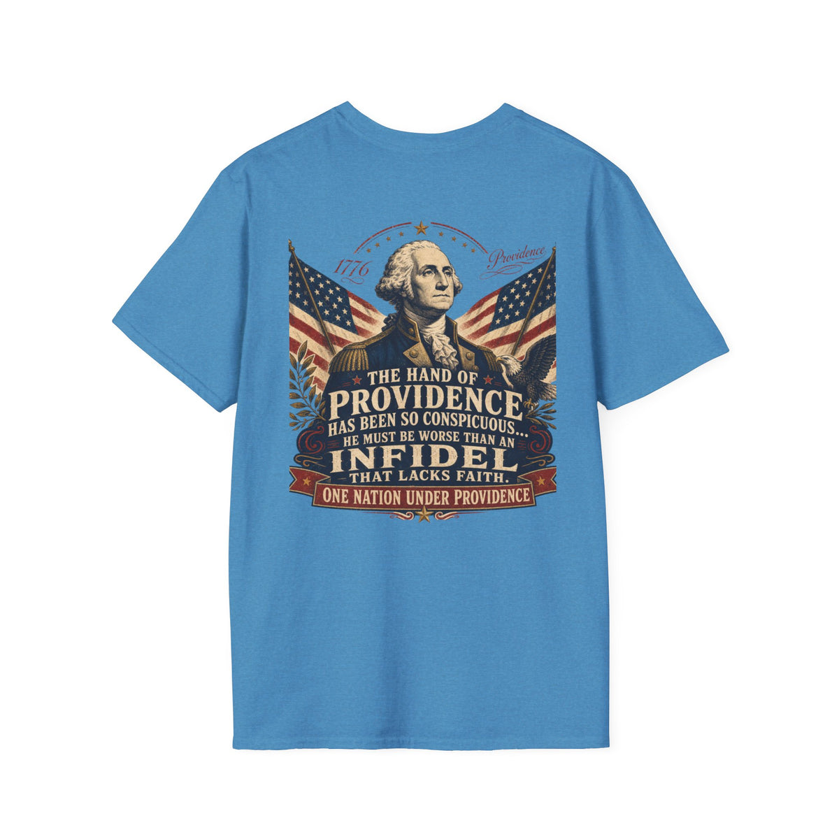 Front & Back George Washington Founding Fathers Vintage Tee